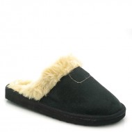 New Brieten Women's Artificial Fur Flat Cotton Warm Comfort Slipper